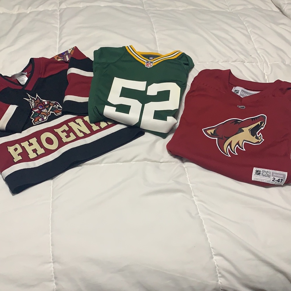 NHL/NFL Toddler jersey bundle